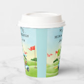 Fun Golf Theme Retirement Party Papieren Bekers (Links)