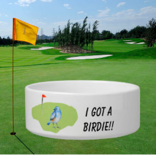 Fun Golf Theme Specialized Cat Golf Birdie Voerbakje