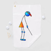 Fun Golfing Figuur Golfhanddoek (Insitu)