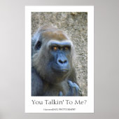 Fun Gorilla Poster! Poster (Voorkant)
