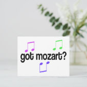 Fun got Mozart Music Gift Briefkaart (Staand voorkant)