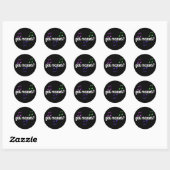 Fun got Mozart Ronde Sticker (Vel)