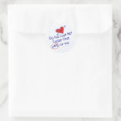 Fun graad School Love Note Sticker | Ronde (Tas)