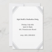 Fun Graduation Party Invitation Kaart (Achterkant)