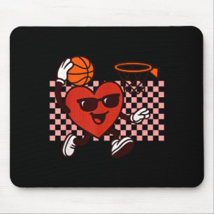 Fun Grafisch Basketbalspeler Kinderen V met Retro Muismat