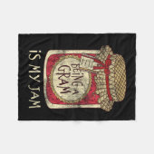 Fun Grandma Cute &amp; Funny Being A Gram Quote  Fleece Deken (Voorkant (Horizontaal))