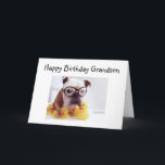 FUN GRANDSON BIRTHDAY CARD KAART<br><div class="desc">Deze lijn van Bulldog kaarten is zeker een hit en ik ben 100% positief dat UW GRANDSON deze kaart op "zijn speciale dag!" zal liefhebben.</div>