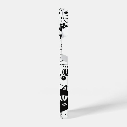 Fun Graphic Art Comic Book Cats Kittens iPhone Hoesje (Linkerkant)