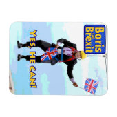 Fun graphic Boris Johnson Brexit van Europa afbeel Magneet (Horizontaal)