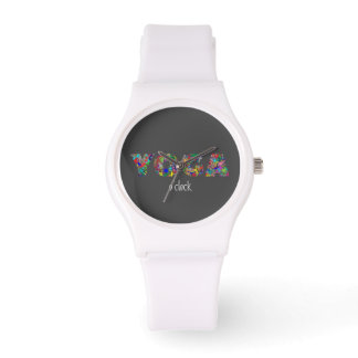 Fun Graphic Yoga O'Clock eWatch Horloge
