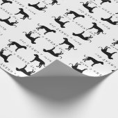 Fun Great Dane Wrapping Paper Cadeaupapier (Hoek)
