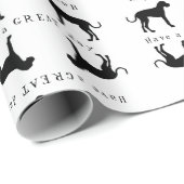 Fun Great Dane Wrapping Paper Cadeaupapier (Rol Hoek)