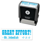 Fun "GREAT EFFORT!" Bevestiging Rubberstempel Zelfinktende Stempel (In situ)