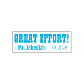 Fun "GREAT EFFORT!" Bevestiging Rubberstempel Zelfinktende Stempel (Design)