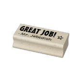 Fun "GREAT JOB!" Commendement Rubber Stamp Rubberstempel (Stempel)