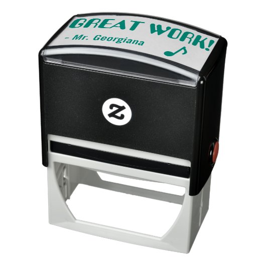 Fun "GREAT WORK!" + Rubber stempel van de onderwij (Product)