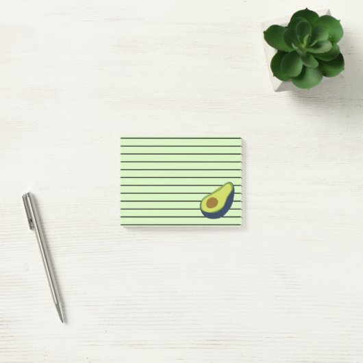 Fun Green Avocado Post-it® Notes (Kantoor)