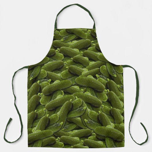 Fun Green Dill Pickles Pattern for Canners Schort (Voorkant)