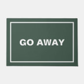 Fun Green Lijst gaat voorbij aan Sarcastic Introve Deurmat (Voorkant)