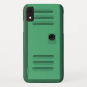 Fun Green School Locker Custom Cartoon Case-Mate iPhone Case (Achterkant)