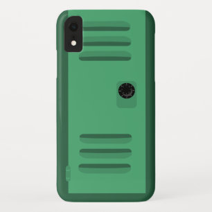 Fun Green School Locker Custom Cartoon Case-Mate iPhone Case