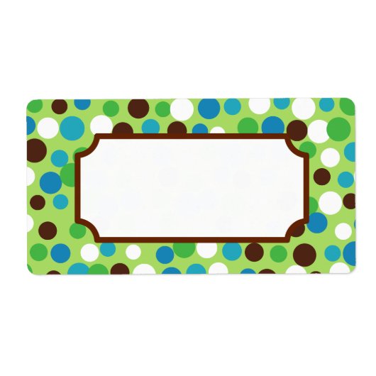 Fun Green Stippen Labels (Voorkant)