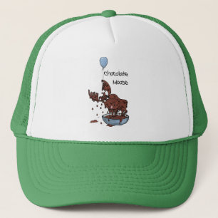Fun Green Trucker Hat, Chocolate Moose Pet