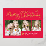 Fun Greeting Editable Color kerstBriefkaart Folie Feestdagen Briefkaart<br><div class="desc">Het seizoen vieren met dit moderne en stijlvolle briefkaart van Berry Berry Sweet. Bezoek onze website op berryberrysweet.com voor meer informatie over ons en om onze volledige productlijnen te bekijken.</div>