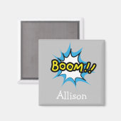 Fun Grey Boom stripboek thema Magneet (Voorkant / Achterkant)