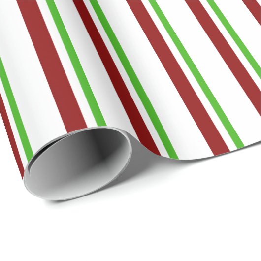 Fun-groen, wit, rood gekleurd kerstfeest geïnspire cadeaupapier (Rol Hoek)