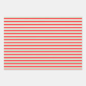 Fun-groen, wit, rood gekleurd kerstfeest geïnspire inpakpapier vel (Voorkant 2)