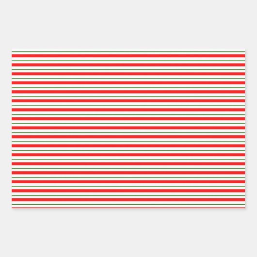 Fun-groen, wit, rood gekleurd kerstfeest geïnspire inpakpapier vel (Voorkant 2)