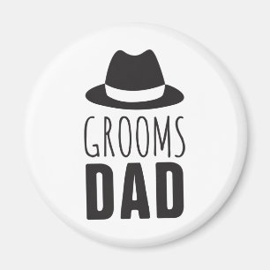 Fun Grooms Dad Groomsman Gift Bridal Party Weddens Magneet