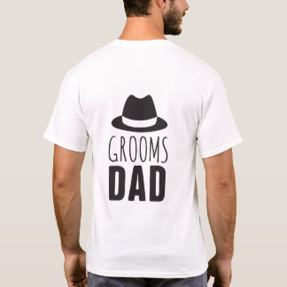 Fun Grooms Dad Groomsman Gift Bridal Party Weddens T-shirt