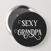 Fun Grootvader Knop Cadeau Ronde Button 4,0 Cm (Voorkant /achterkant)