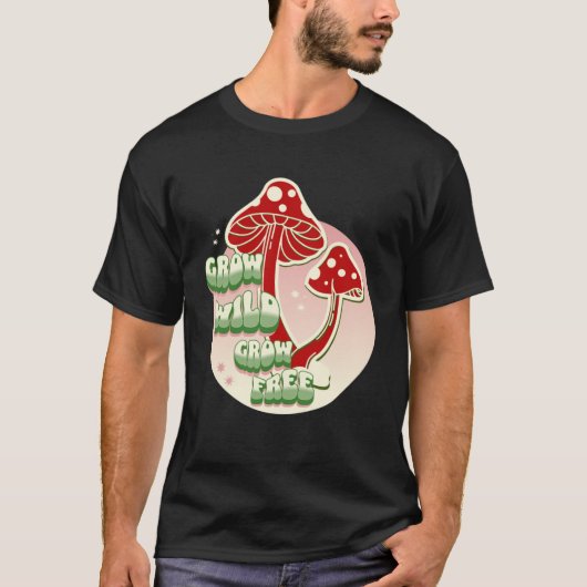 Fun Grow Wild Grow Free Design Pullover Hoodie (Voorkant)