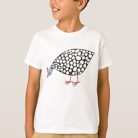 Fun Guinee Hen Bird T-shirt (Voorkant)