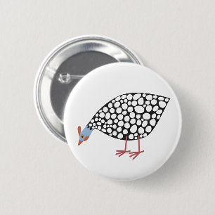Fun Guinee Hen Ronde Button 5,7 Cm