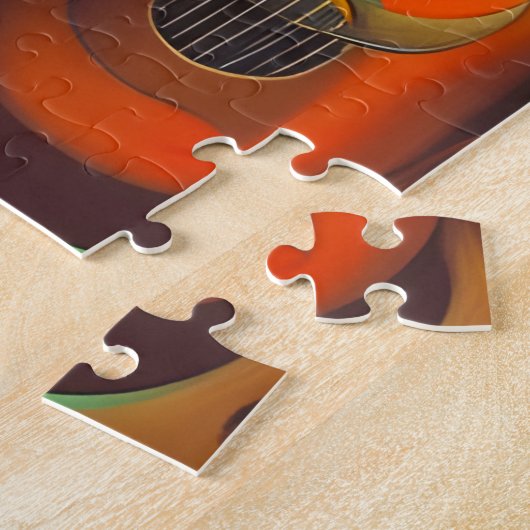 Fun Guitar Legpuzzel (Zijkant)