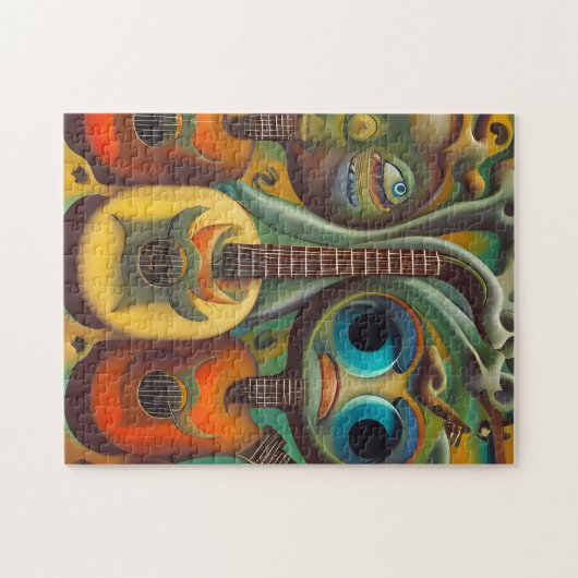 Fun Guitar Legpuzzel (Horizontaal)