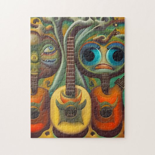Fun Guitar Legpuzzel (Verticaal)