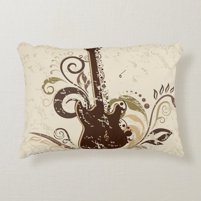 Fun Guitar Reversible Decorative Pillow Decoratief Kussen (Voorkant)