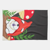 FUN GUY de chow gnoom keuken hond show handdoeken (Horizontaal)