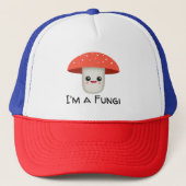 Fun Guy Fungi-paddenstoel Trucker Pet (Voorkant)