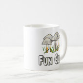 Fun Guy Funny Mushroom Pun Koffiemok (Voorkant rechts)