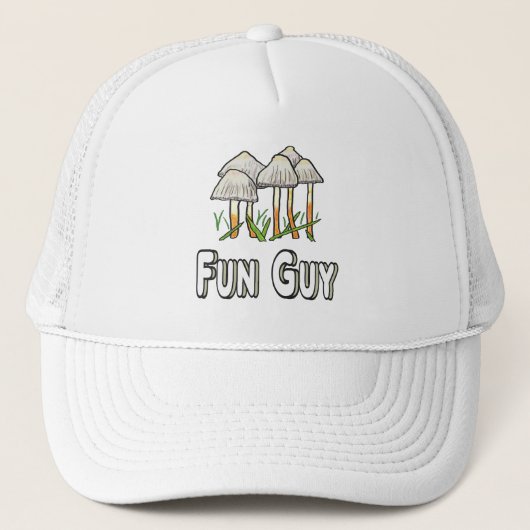 Fun Guy Funny Mushroom Pun Trucker Pet (Voorkant)