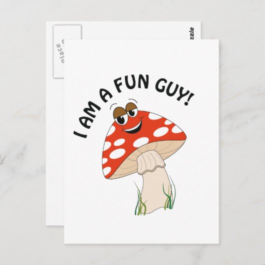 Fun Guy Postcard Briefkaart (Voorkant / Achterkant)