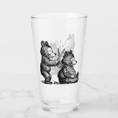 Fun Hairdresser-Beer Glas (Achterkant)