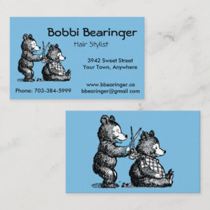 Fun Hairdresser-Visitekaartje Visitekaartje