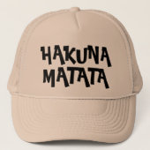 Fun Hakuna Matata Trucker Pet (Voorkant)